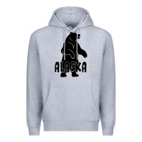 Heather Grey Alaska Bear Premium Hoodie - Bettercallsaul