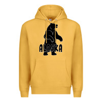 Mustard Alaska Bear Premium Hoodie - Bettercallsaul