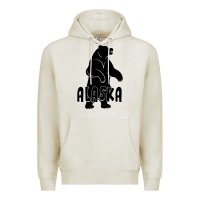 Oatmeal Heather Alaska Bear Premium Hoodie - Bettercallsaul