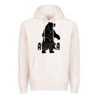 Pale Pink Alaska Bear Premium Hoodie - Bettercallsaul