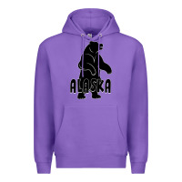Purple Alaska Bear Premium Hoodie - Bettercallsaul