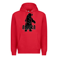 Red Alaska Bear Premium Hoodie - Bettercallsaul