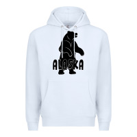 White Alaska Bear Premium Hoodie - Bettercallsaul
