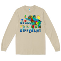 Mushroom it's okay to be different elephant autism awareness Long Sleeve Tee - BarkalooDesign