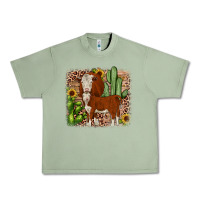 Oil Green Hereford cactus sunflower Urban Heavy Tee - JahusDesignShop
