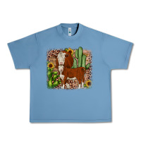 Pebble Blue Hereford cactus sunflower Urban Heavy Tee - JahusDesignShop