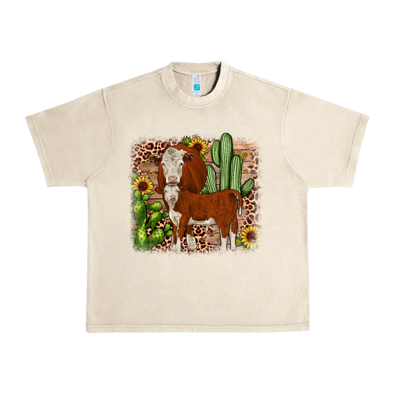 Hereford Cactus Sunflower Urban Heavy Tee by JahusDesignShop | Teevron