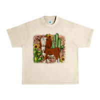 Sandshell Hereford cactus sunflower Urban Heavy Tee - JahusDesignShop
