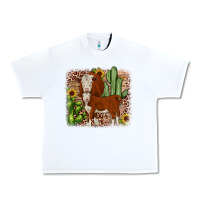 White Hereford cactus sunflower Urban Heavy Tee - JahusDesignShop