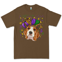 Cacao Mardi gras beagle Premium Tee - RanaPortraitStore