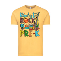 Vintage Mustard ready to rock pre k Vintage Tee - JahusDesignShop
