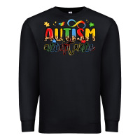 Black autism acceptance Premium Sweatshirt - LillyAllenDesigns
