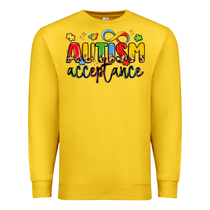 Autism Acceptance Premium Sweatshirt by LillyAllenDesigns | Teevron