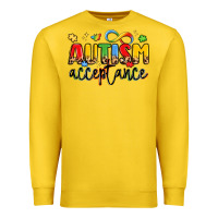 Lemon autism acceptance Premium Sweatshirt - LillyAllenDesigns