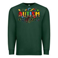 Sports Green autism acceptance Premium Sweatshirt - LillyAllenDesigns
