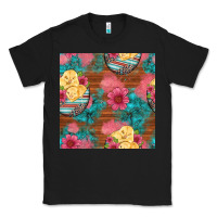 Black hatched egg easter chicks seamless pattern Classic Tee - Artiststas