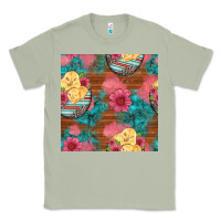 Matcha hatched egg easter chicks seamless pattern Classic Tee - Artiststas