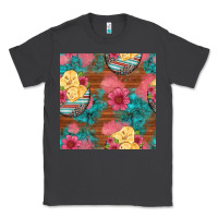 Smoke hatched egg easter chicks seamless pattern Classic Tee - Artiststas