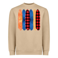 Mushroom Western Farm Life Pattern Brush Stroke Heavyweight Sweatshirt - Bettercallsaul