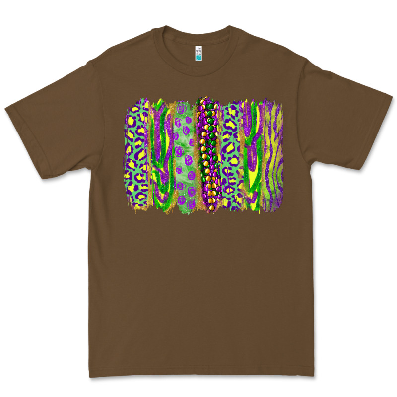 Mardi Gras Brush Stroke Premium Tee by RanaPortraitStore | Teevron