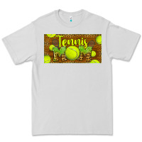 Dove Grey tennis mom license plate Premium Tee - BarkalooDesign