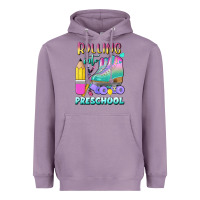 Lavender rolling into preschool Heavyweight Hoodie - BundleAndBundleShop