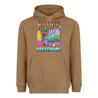 Toasted Coconut rolling into preschool Heavyweight Hoodie - BundleAndBundleShop