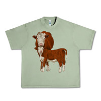 Oil Green hareford Urban Heavy Tee - JahusDesignShop