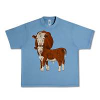Pebble Blue hareford Urban Heavy Tee - JahusDesignShop