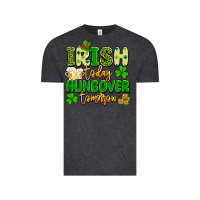 Vintage Black irish today hungover tomorrow Vintage Tee - Artiststas