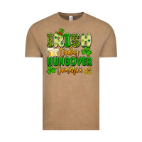 Vintage Coffee irish today hungover tomorrow Vintage Tee - Artiststas