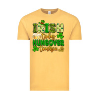 Vintage Mustard irish today hungover tomorrow Vintage Tee - Artiststas