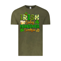 Vintage Olive irish today hungover tomorrow Vintage Tee - Artiststas