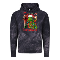 Cloud Black my first christmas dragon Vintage Hoodie - FaDigitalArtStudio