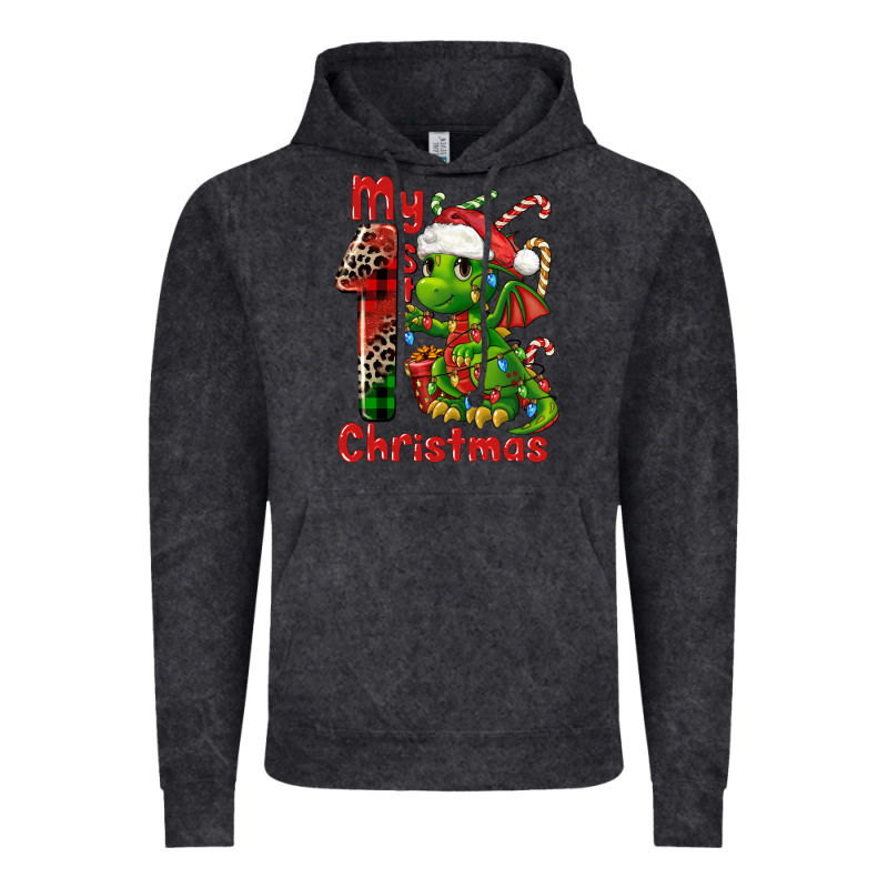My First Christmas Dragon Vintage Hoodie by FaDigitalArtStudio | Teevron