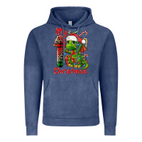 Vintage Denim my first christmas dragon Vintage Hoodie - FaDigitalArtStudio