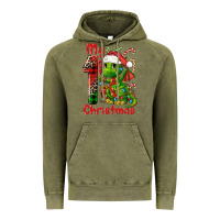 Vintage Olive my first christmas dragon Vintage Hoodie - FaDigitalArtStudio