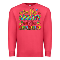 Cardinal see the ability not the disability Premium Sweatshirt - LillyAllenDesigns