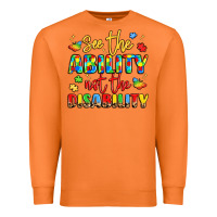 Carrot see the ability not the disability Premium Sweatshirt - LillyAllenDesigns
