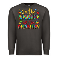 Smoke see the ability not the disability Premium Sweatshirt - LillyAllenDesigns