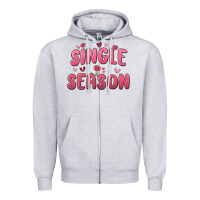 Heather Grey single season Zipper Hoodie - MaliasSmallBusiness