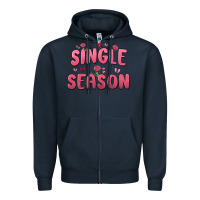 Navy single season Zipper Hoodie - MaliasSmallBusiness