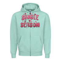 Seafoam single season Zipper Hoodie - MaliasSmallBusiness