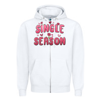 White single season Zipper Hoodie - MaliasSmallBusiness