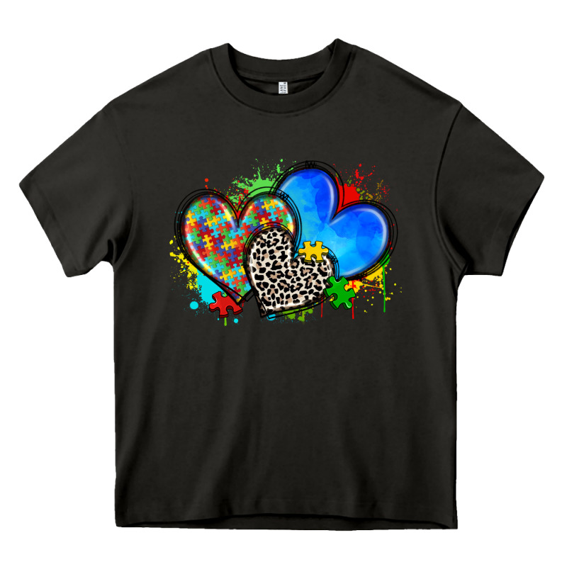 Autism Hearts Heavy Core Tee by Zillion Design Studio | Teevron