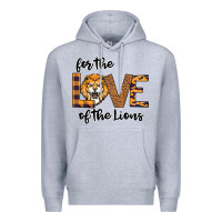 Heather Grey For the Love of the Lions Premium Hoodie - Bettercallsaul