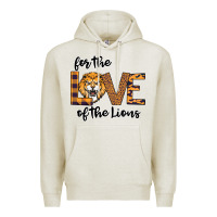 Oatmeal Heather For the Love of the Lions Premium Hoodie - Bettercallsaul