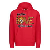 Red For the Love of the Lions Premium Hoodie - Bettercallsaul