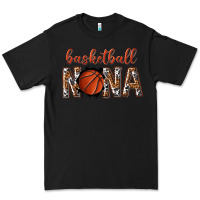 Black basketball nana with leopard Premium Tee - texasbilliewilder