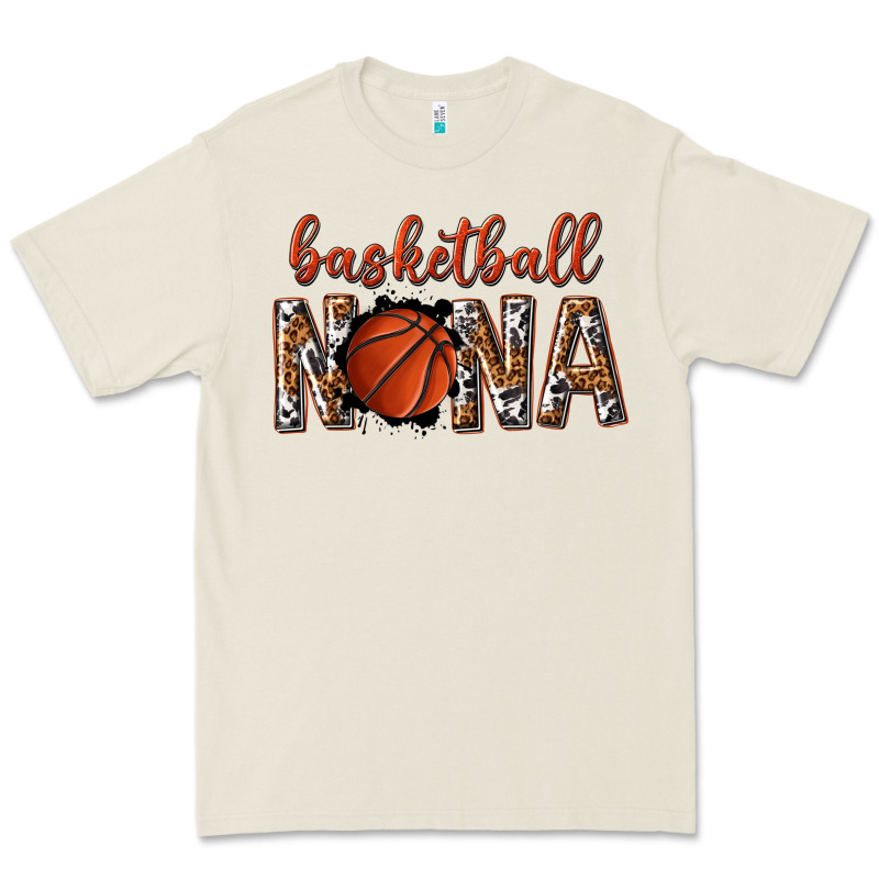 Basketball Nana With Leopard Premium Tee by texasbilliewilder | Teevron